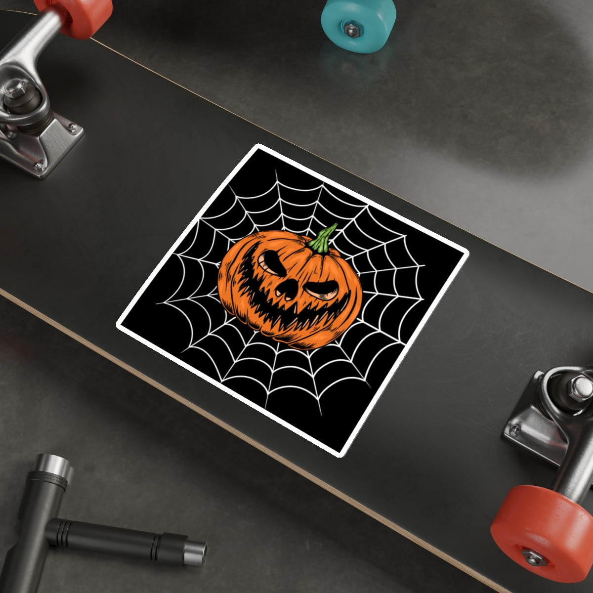 Halloween Jack-O-Lantern Die-Cut Sticker