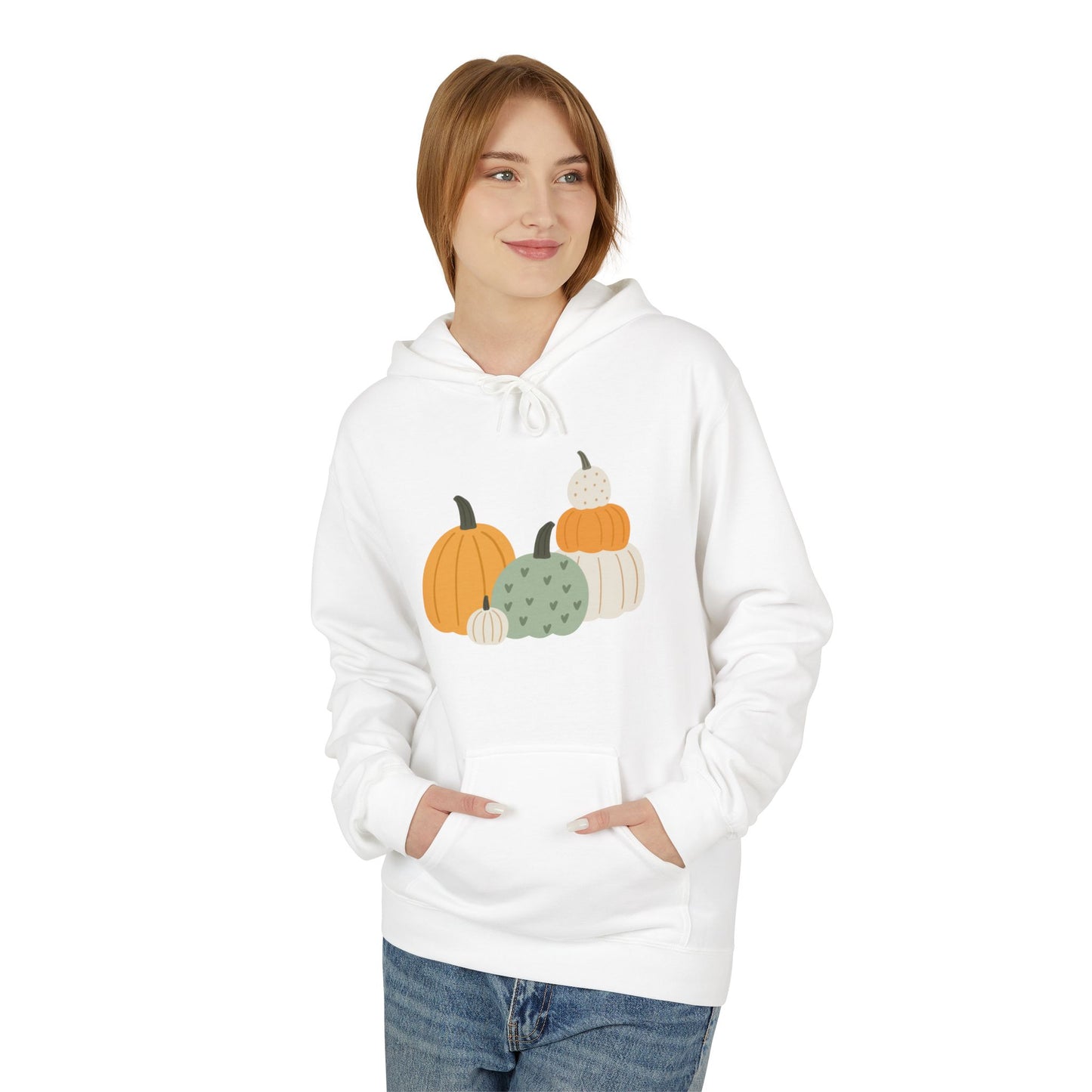 Pastel Pumpkin Patch Hoodie – Cozy Autumn Aesthetic