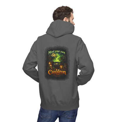"Mind Your Own Cauldron" Witchy Hoodie