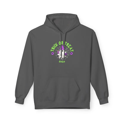 Trick or Treat 2025 Ghost Hoodie – Spooky Cute Halloween Sweatshirt