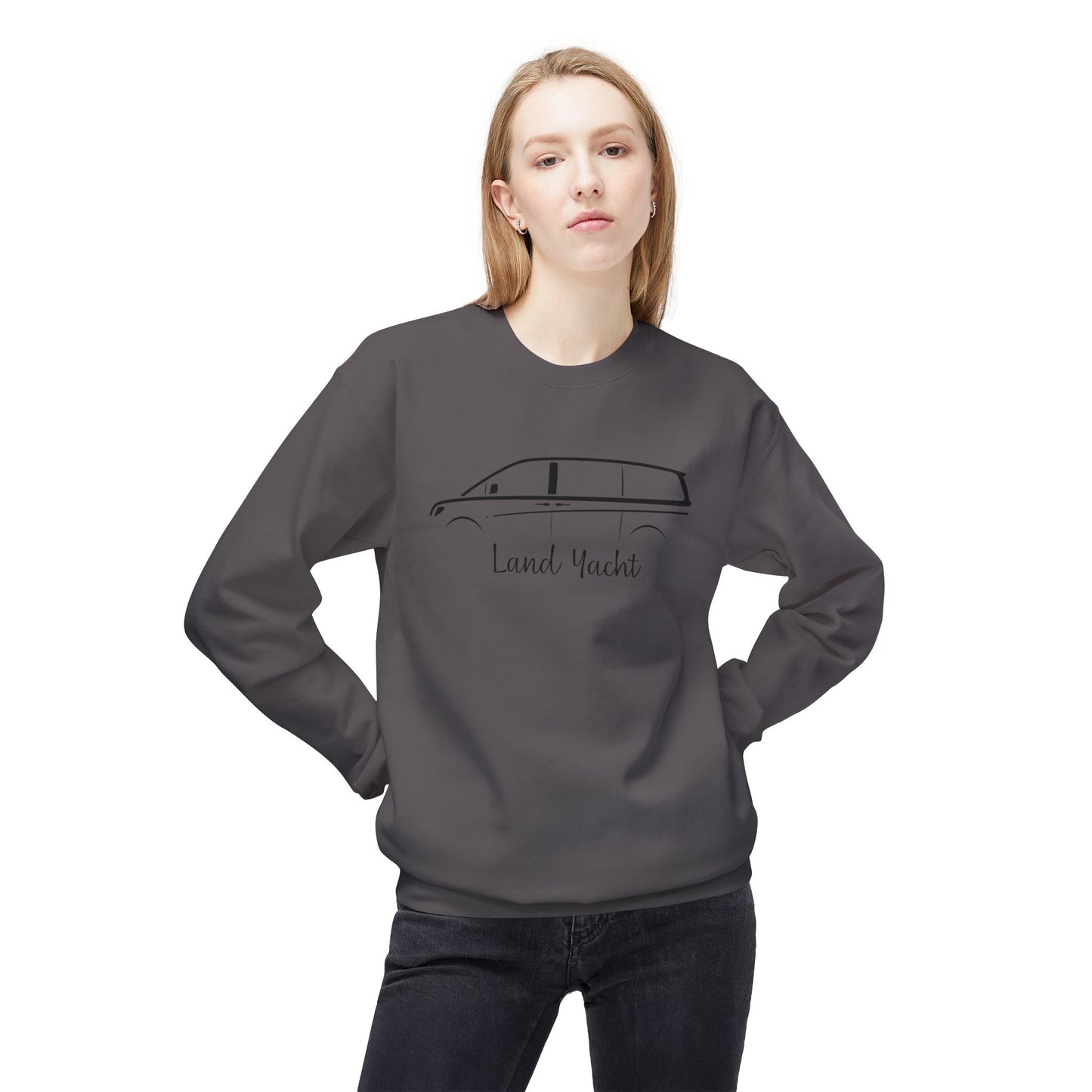 Mom Van Sweatshirt — Cozy Mom Life Crewneck