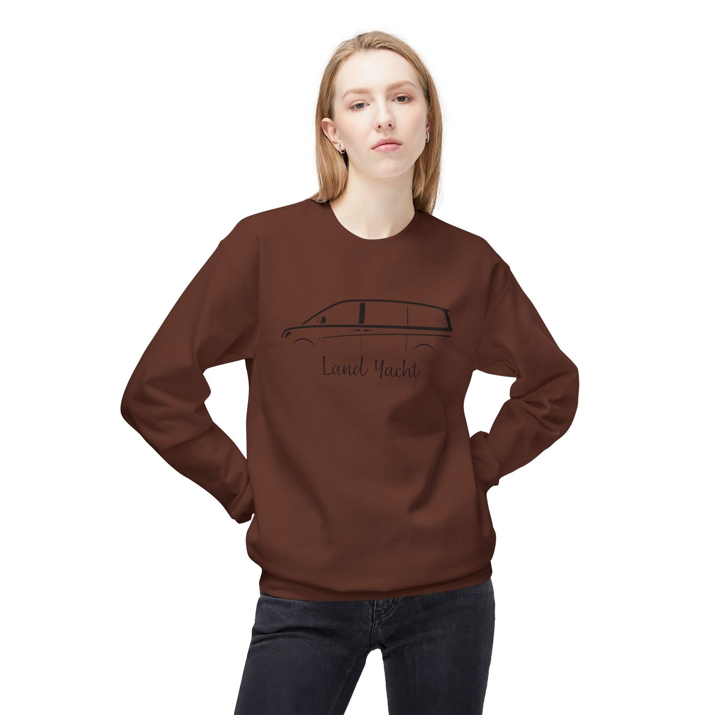 Mom Van Sweatshirt — Cozy Mom Life Crewneck