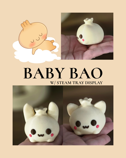 Baby Bao with Steam Tray Display