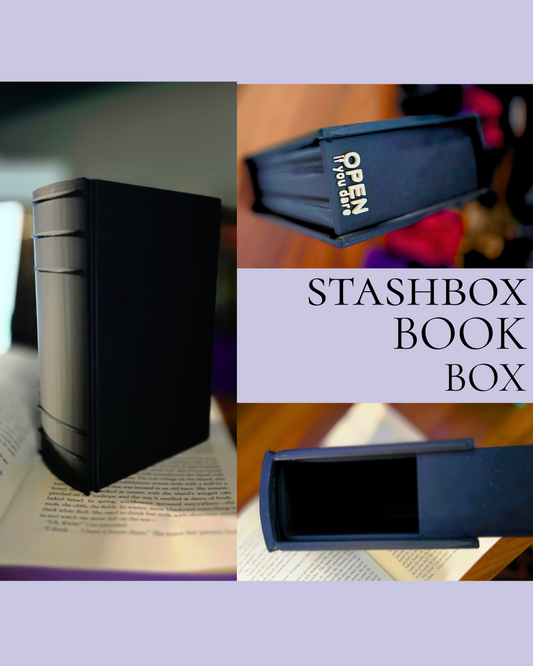 OPEN IF YOU DARE Stashbox Hidden Compartment Book Box, Secret Stasher