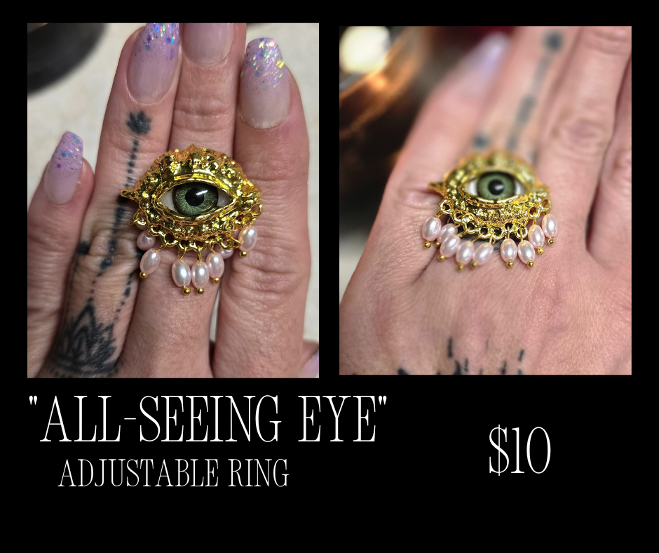 All Seeing Eye Ring / Evil Eye Ring