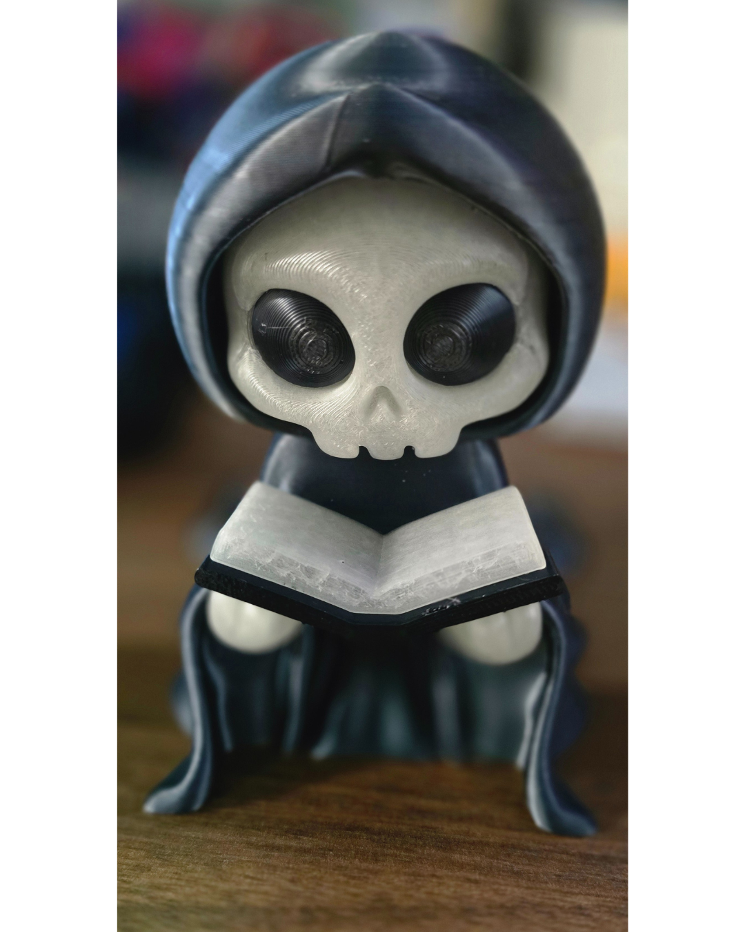 Reading Reaper Figurine with Glow in the Dark Features