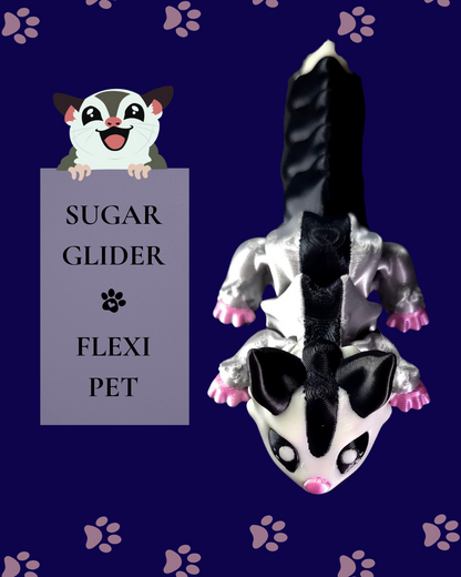 Sugar Glider Flexi Pet – 3D Printed Fidget Toy